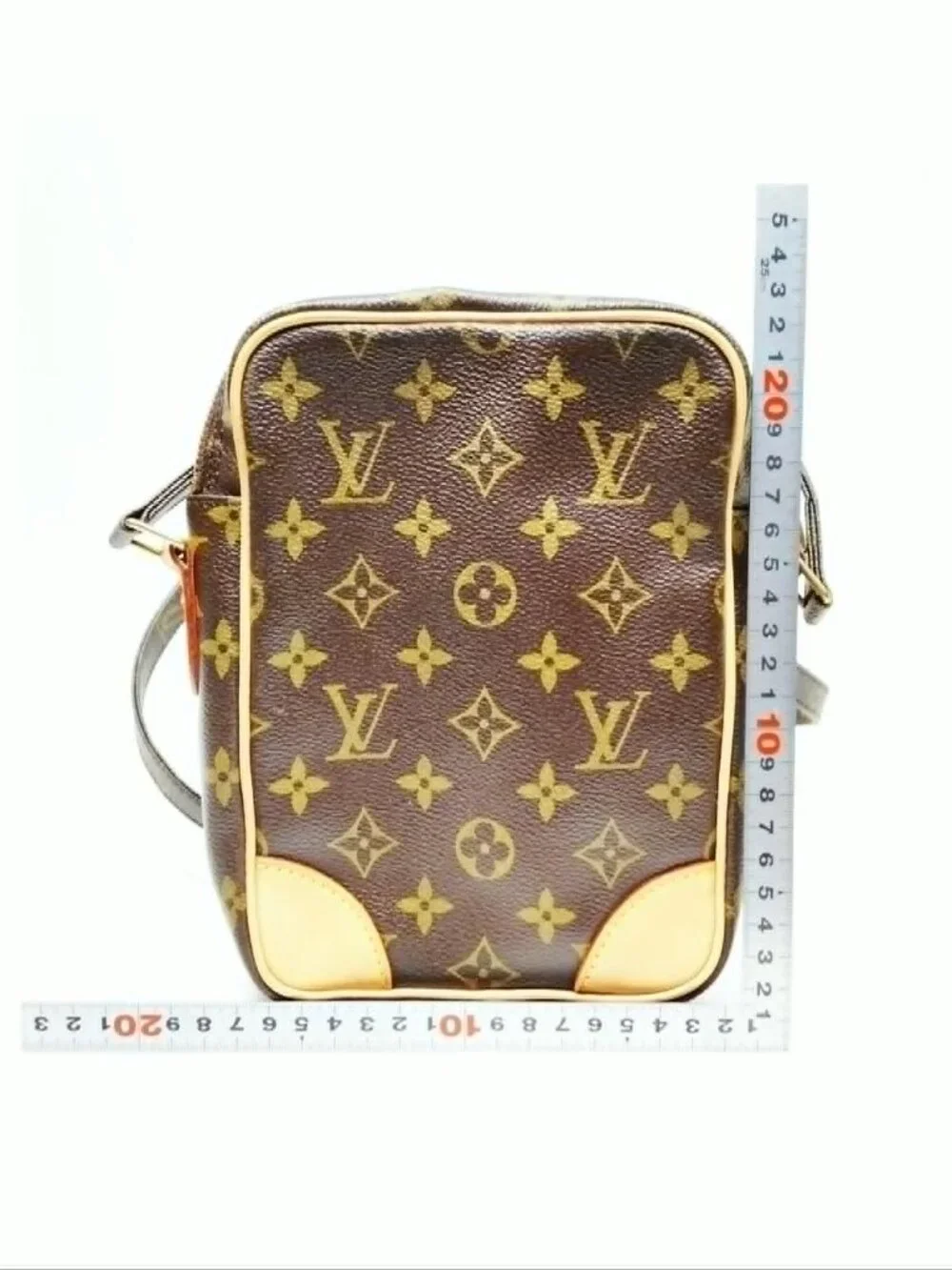 Authentic Louis Vuitton Amazone Monogram Crossbody Bag Vintage LV Brown